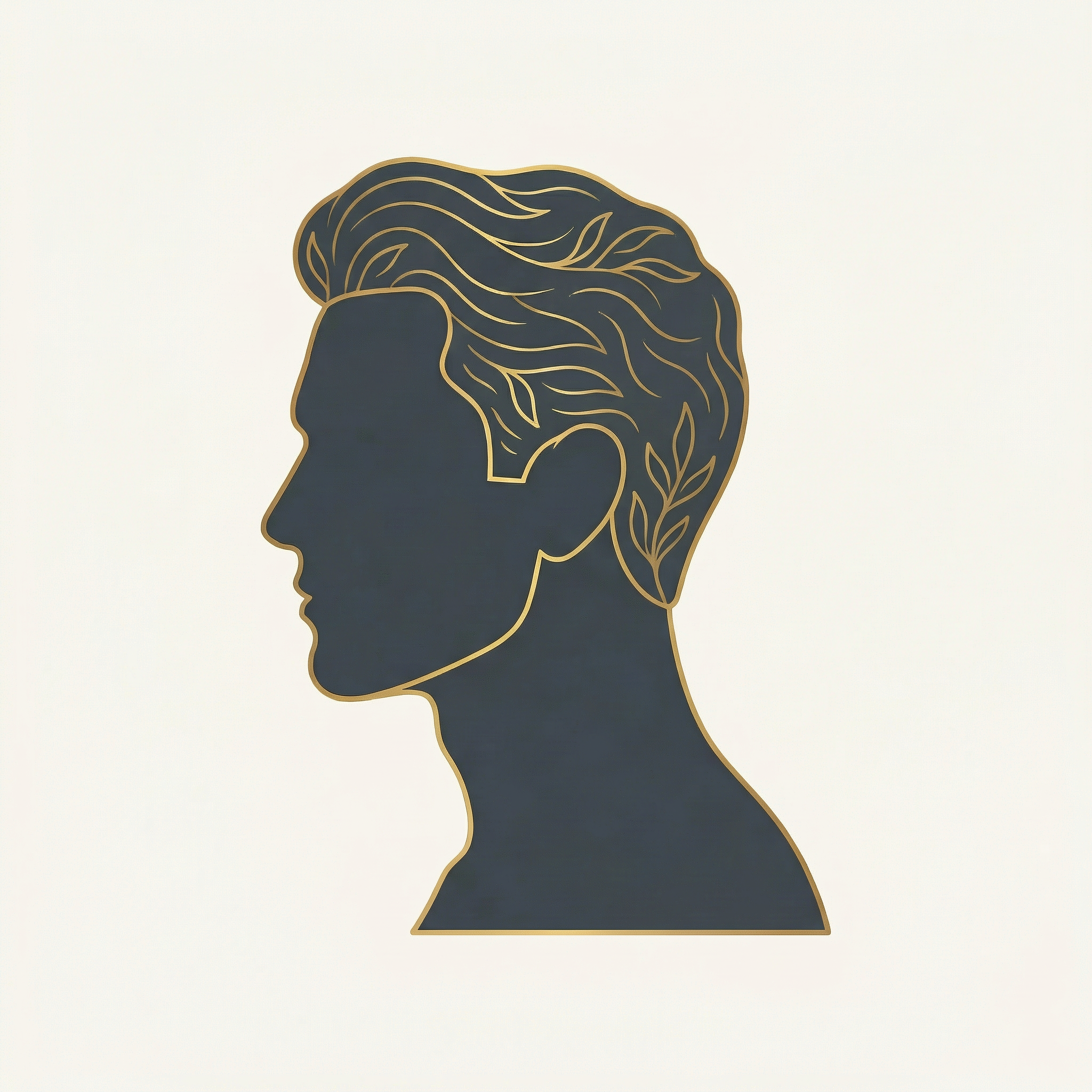 Výsledek – přirozený růst vlasů u muže