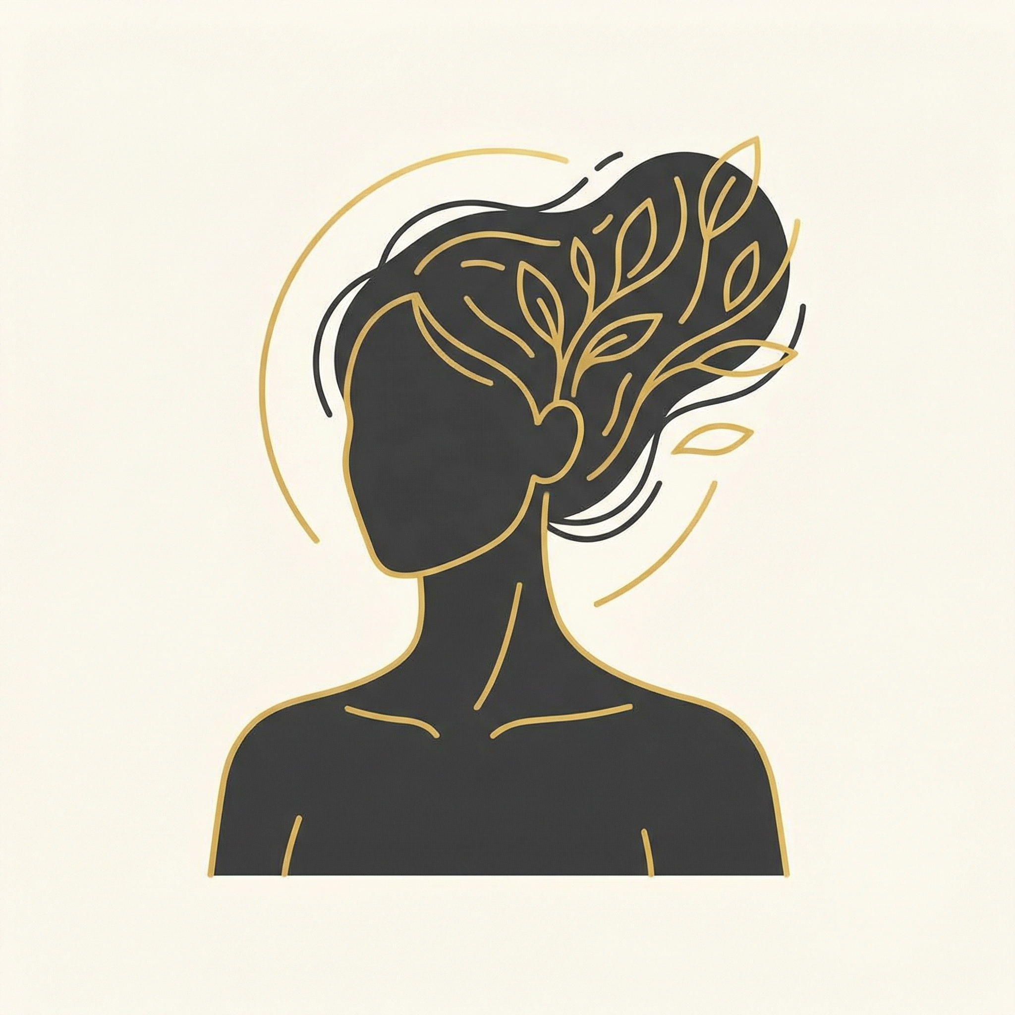 Výsledek – přirozený růst vlasů u ženy