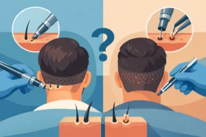 DHI vs FUE rozdíl: co zvolit