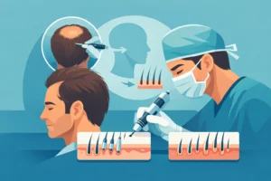 Jak funguje DHI metoda při transplantaci vlasů